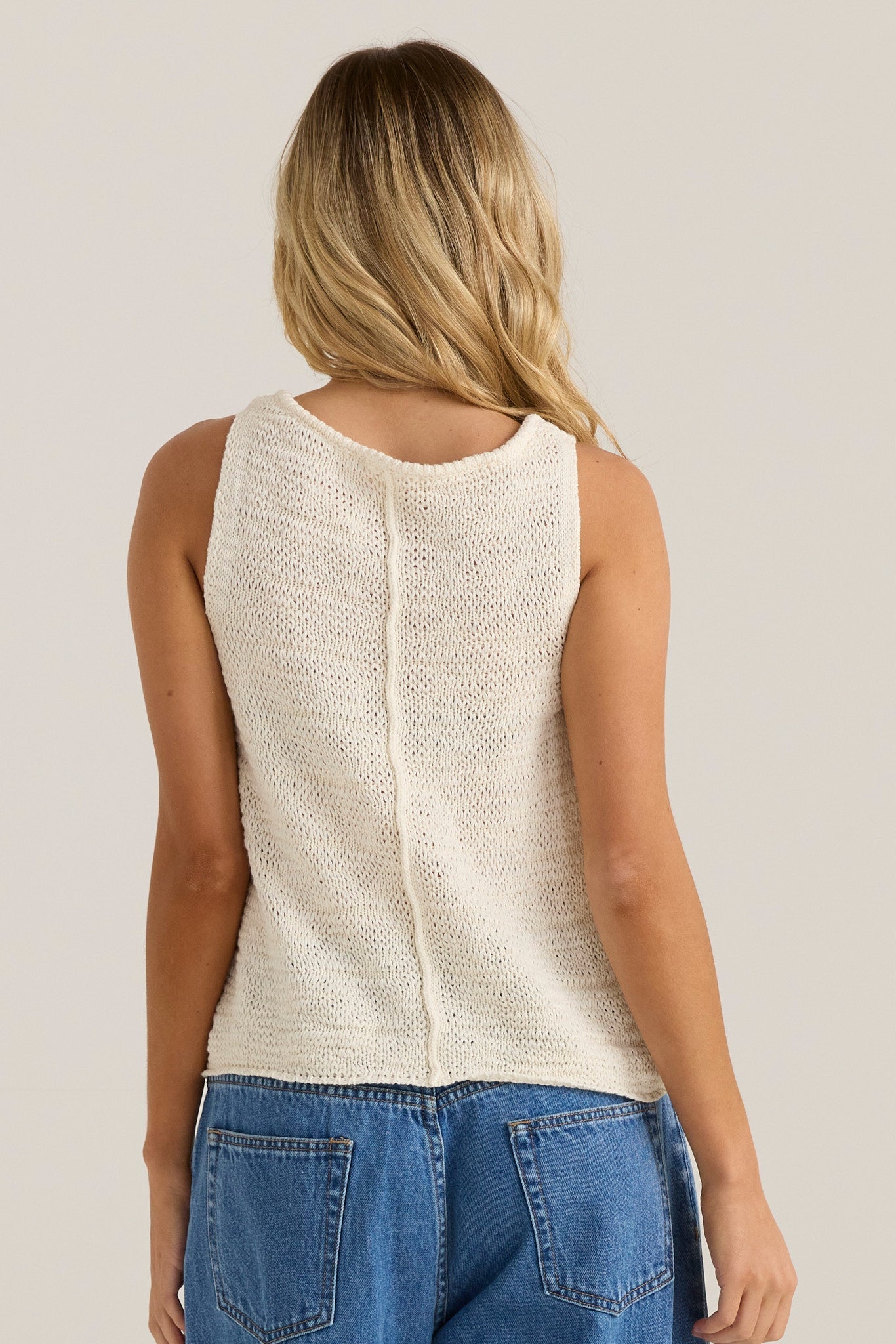Sass Clothing Penn Knit Top (Cream)