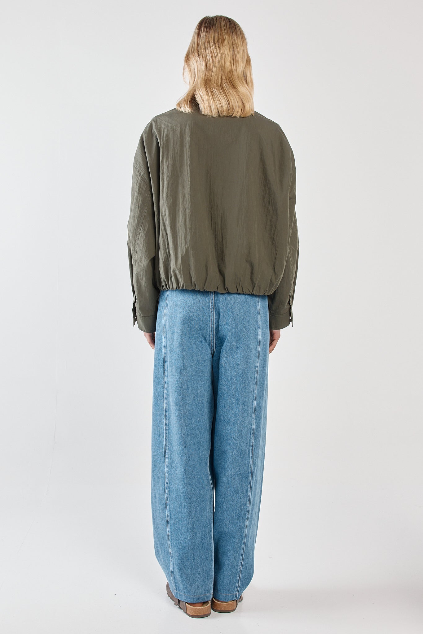 Sass Clothing Murphy Bomber Jacket (Olive)