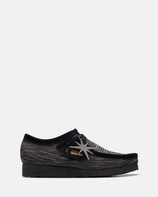 Image of Footwear. Productname: Wallabee X Bott Black Interest in Black Interest colour by brand - Clarks Originals