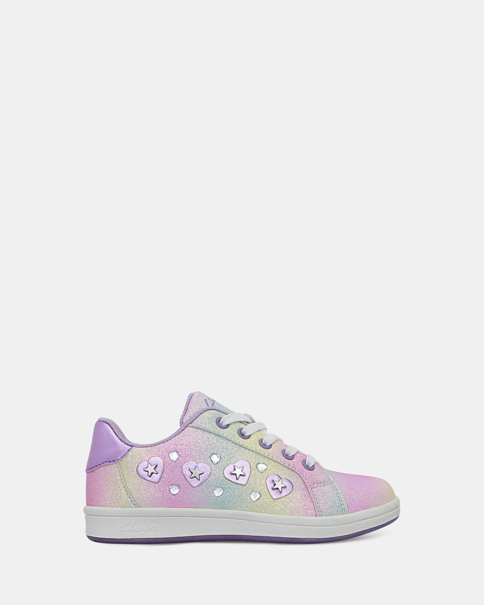 Image of Sneakers. Productname: Dulcie Senior Rainbow Multi in Rainbow Multi colour by brand - Clarks