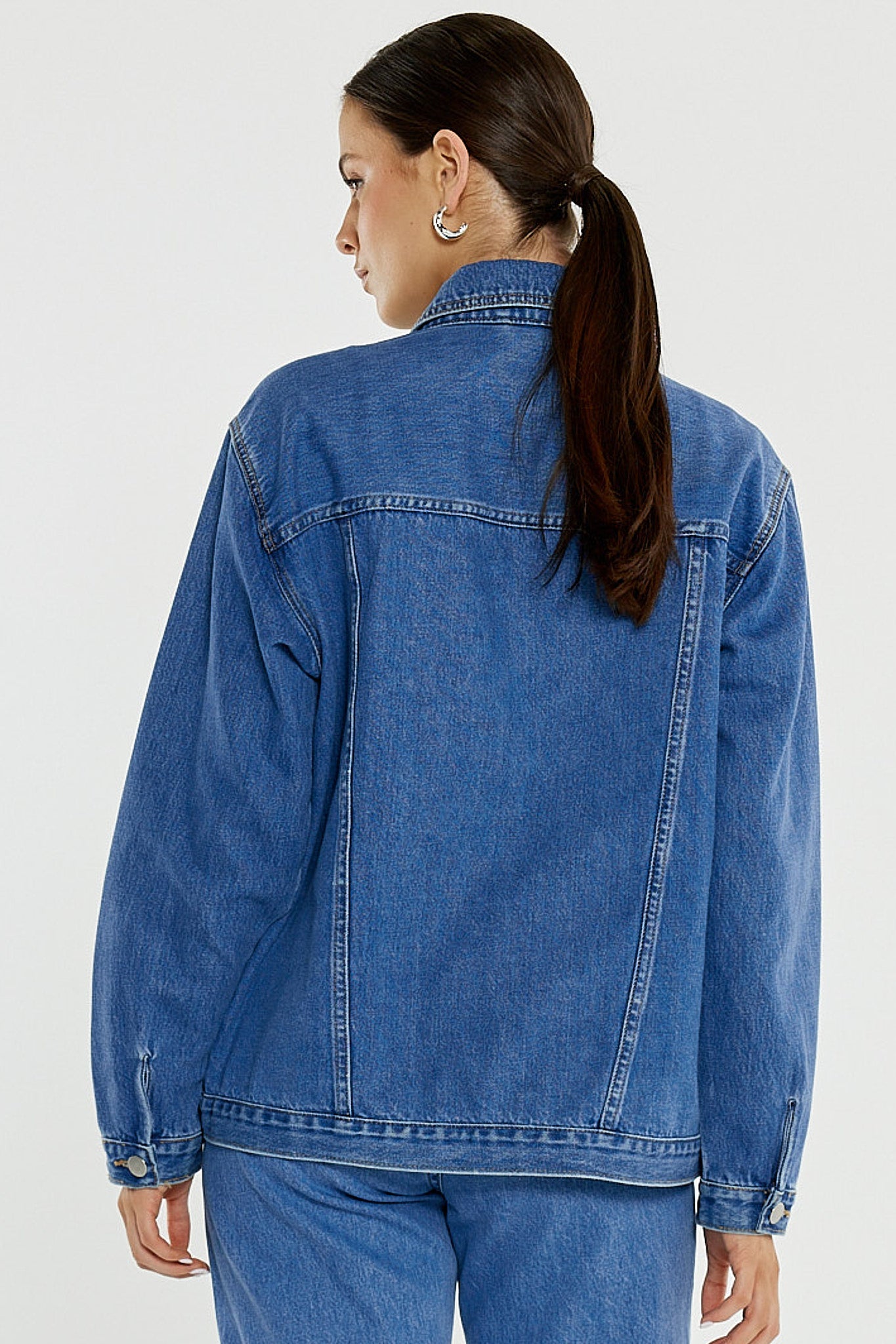 Sass Clothing Aimee Denim Jacket (Classic Blue)