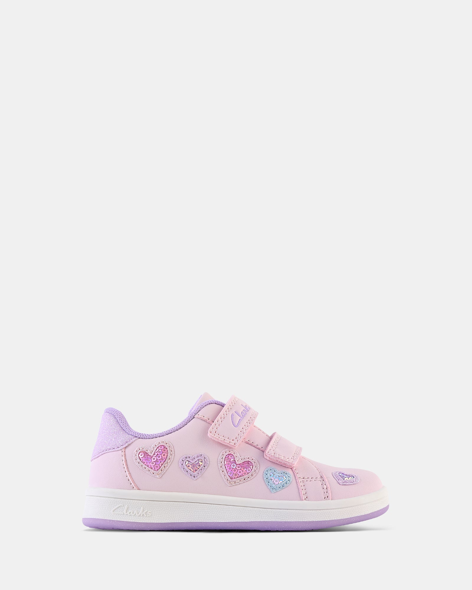 Image of Sneakers. Productname: Demy Jnr Light Pink Multi in Light Pink Multi colour by brand - Clarks