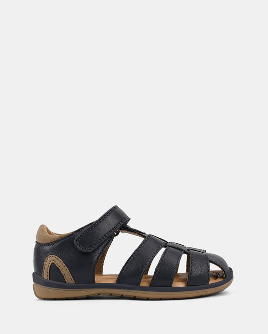 Image of Sandals. Productname: Marcus Navy in Navy colour by brand - Clarks