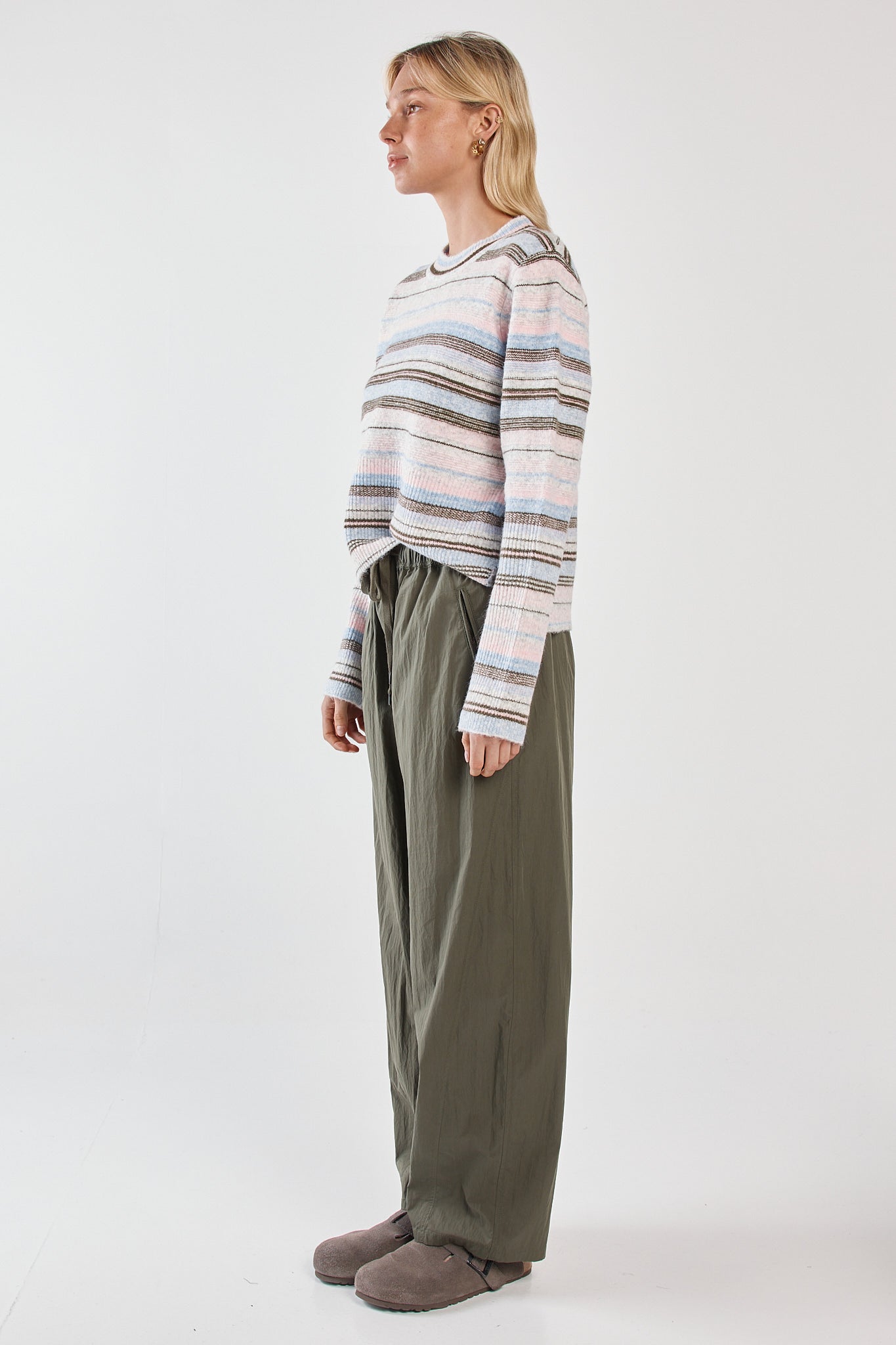Sass Clothing Reign Barrel Leg Cargo (Olive)