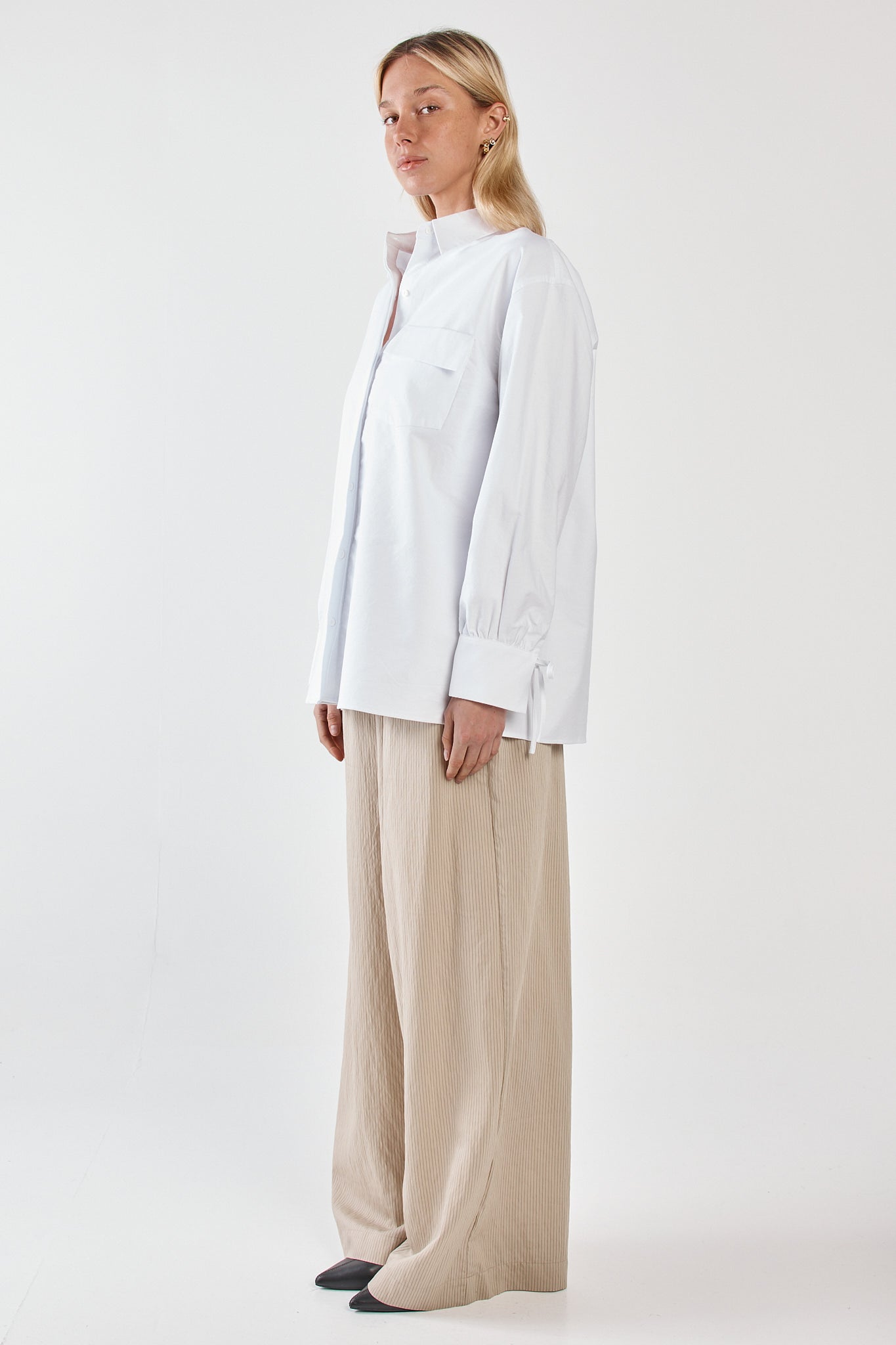 Sass Clothing Sonora Oxford Shirt (White)