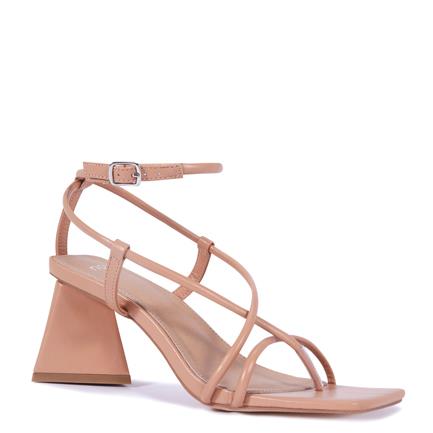 Image of Sandals. Product name - Zinka Women's Fast Fashion Buff Novo Sandals in Buff colour by brand - NOVO