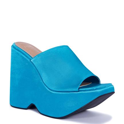 Image of Sandals. Product name - Zoot Women's Fast Fashion BLUE Novo Sandals in Blue colour by brand - NOVO