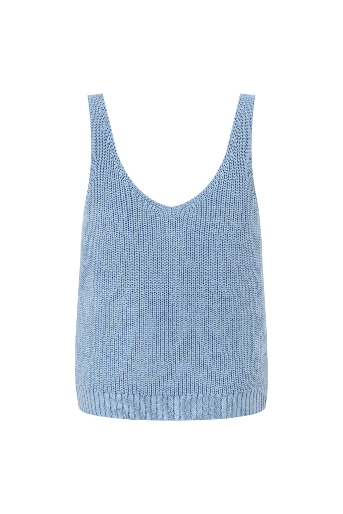 HEYCHIC Nico Knit Top (Blue)