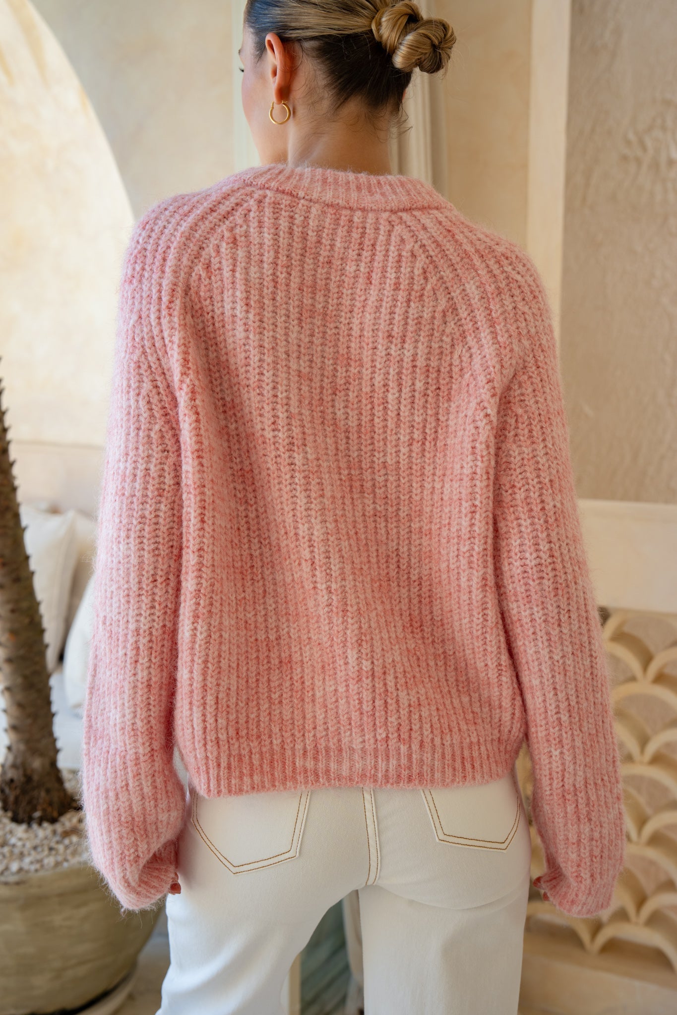 HEYCHIC Lottie Knit Cardigan (Pink)