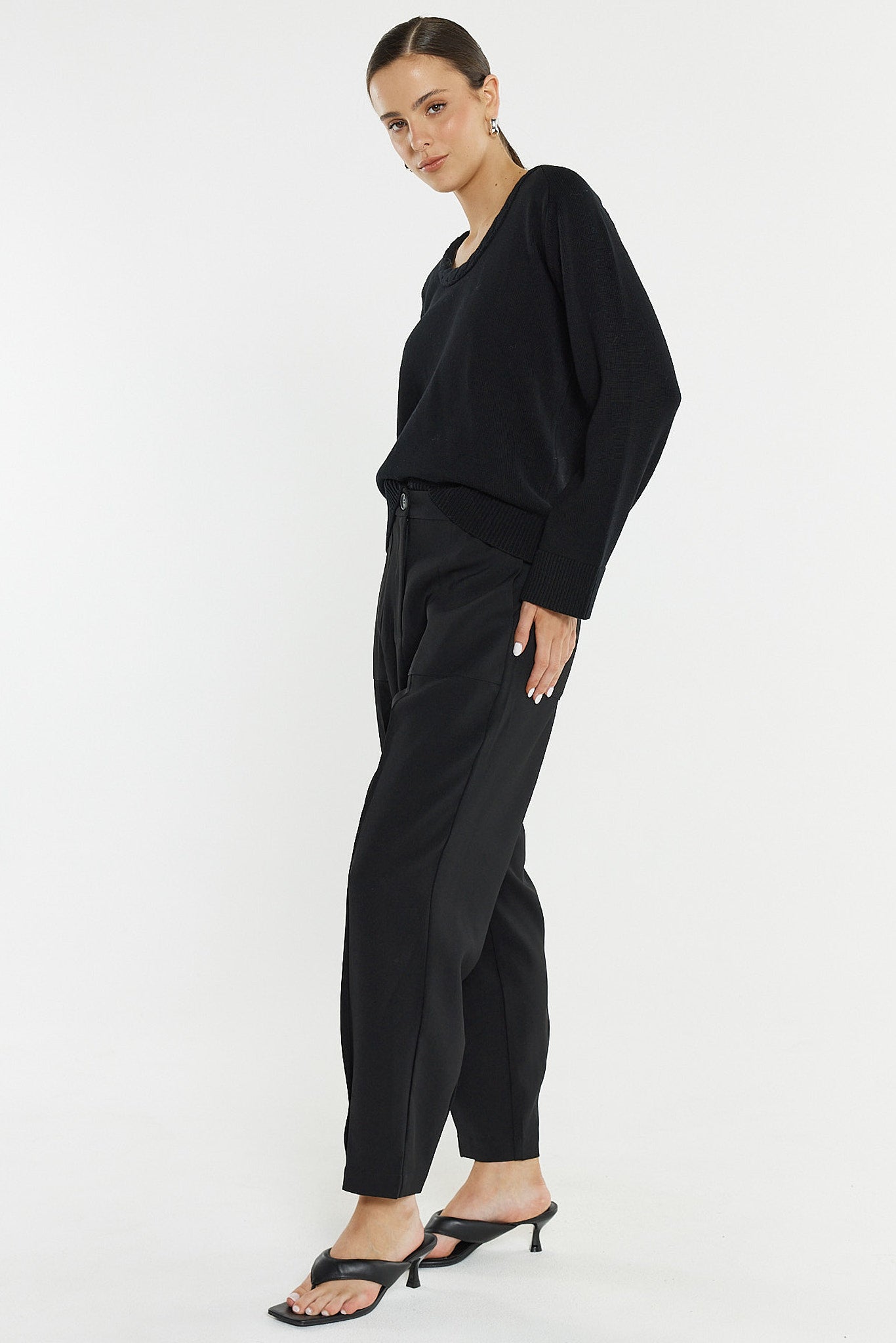 Sass Clothing Lo Tapered Cargo (Black)