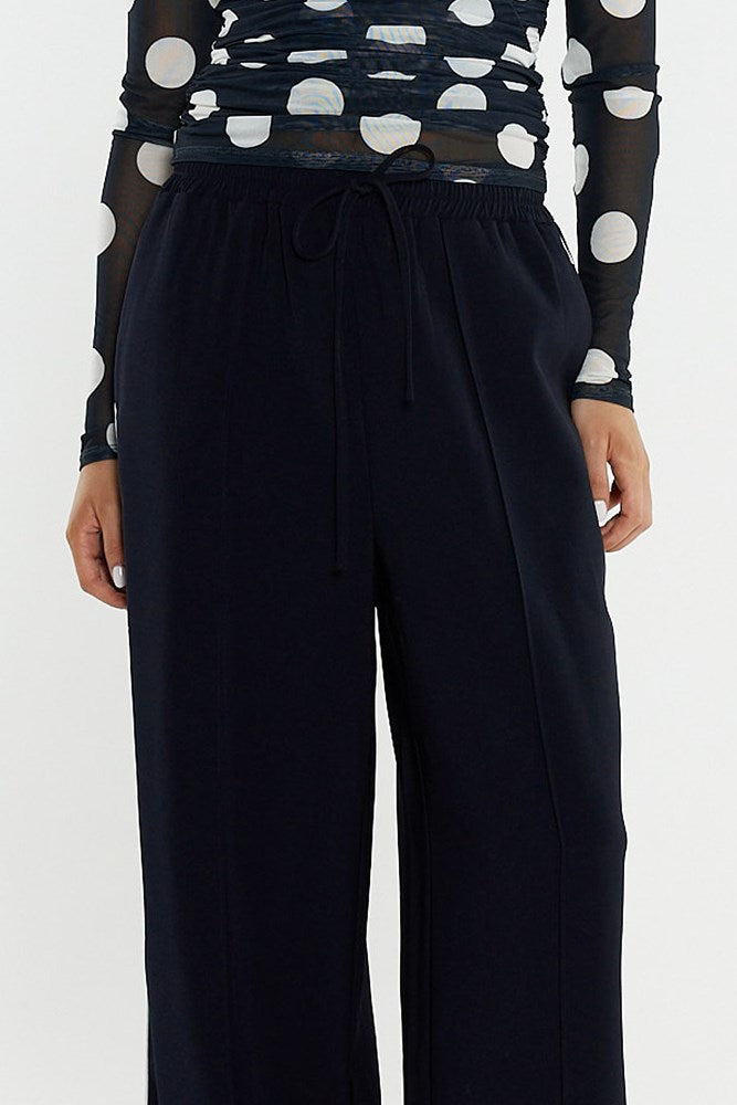 Sass Clothing Eva Side Seam Pant (Navy/Cream)