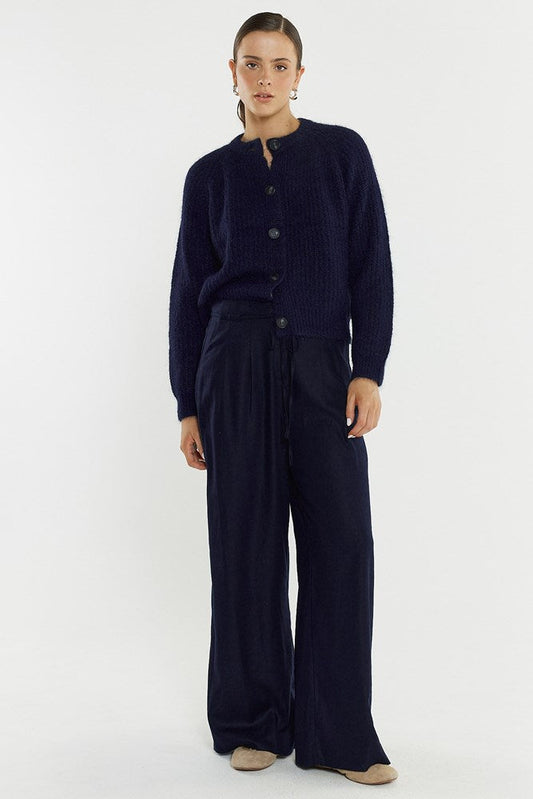 Sass Clothing Posie Fluffy Cardi (Navy)