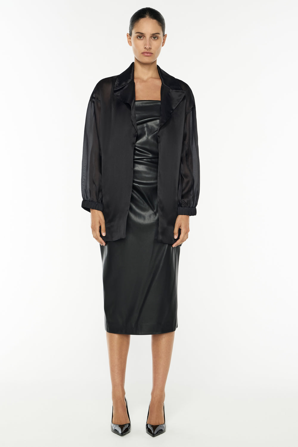 Organza Bomber (Black)