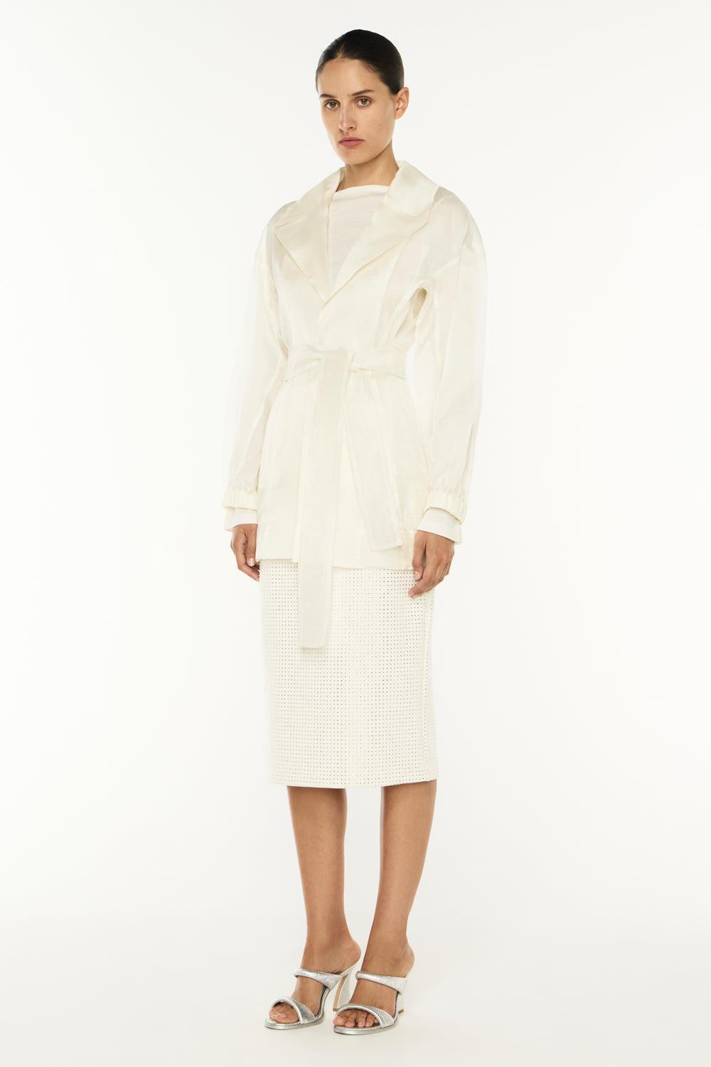 Organza Bomber (Ivory)
