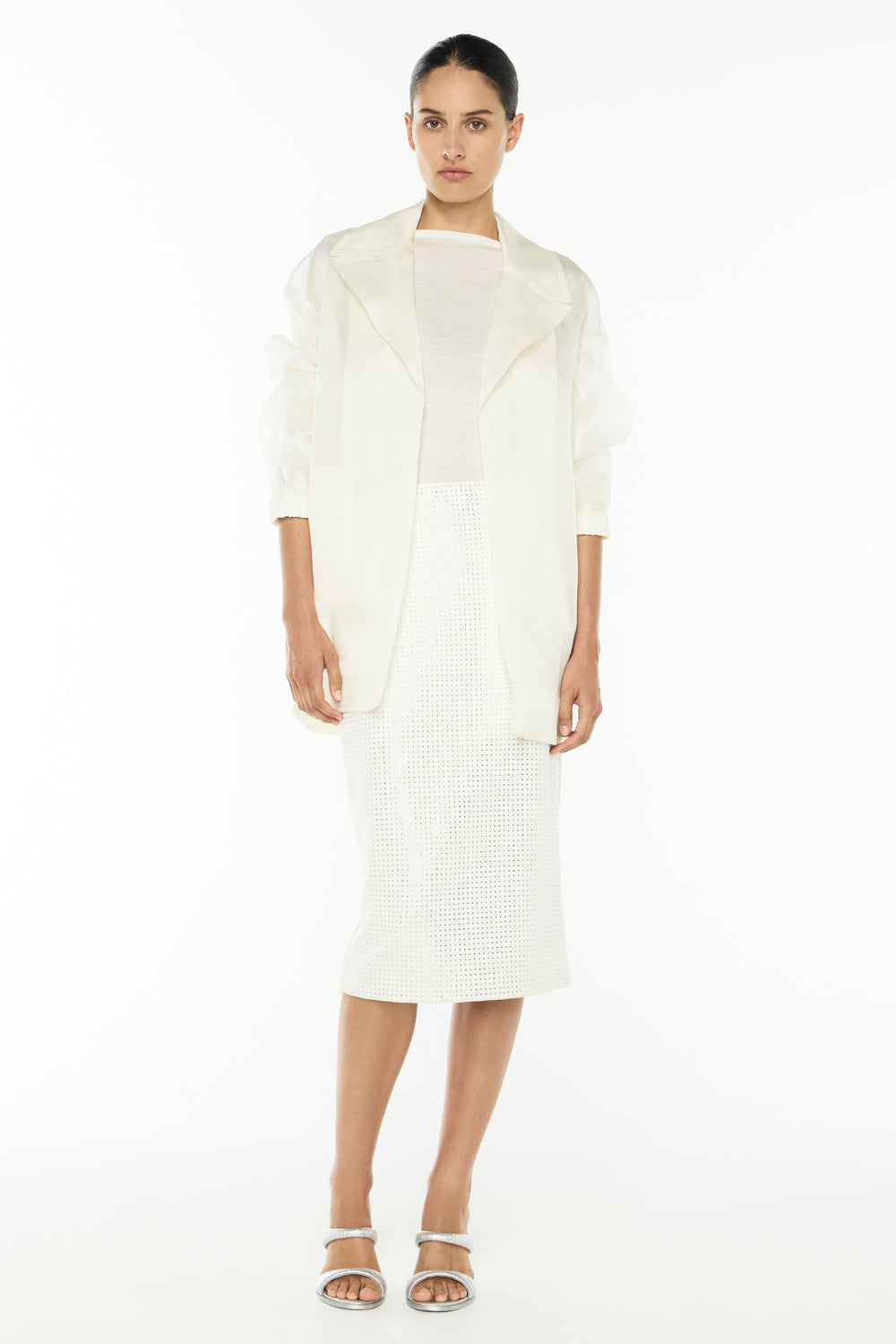 Organza Bomber (Ivory)
