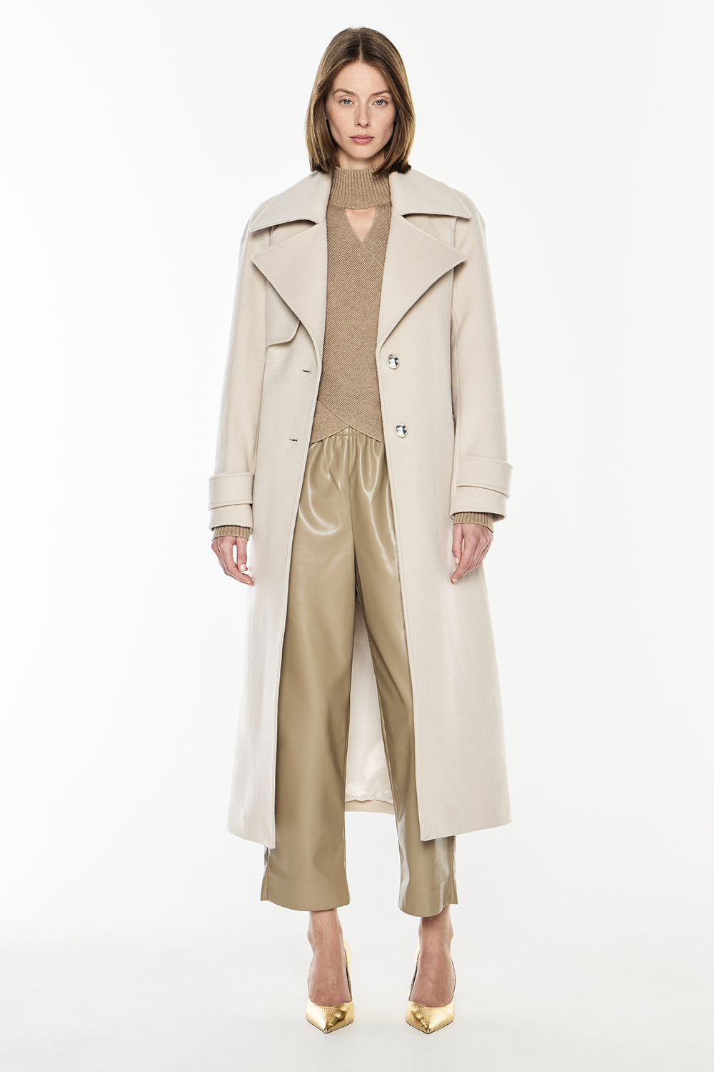 Parisian Lens Coat (Stone)