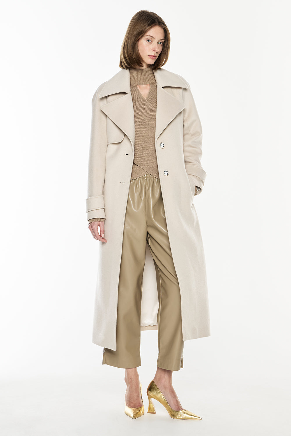 Parisian Lens Coat (Stone)