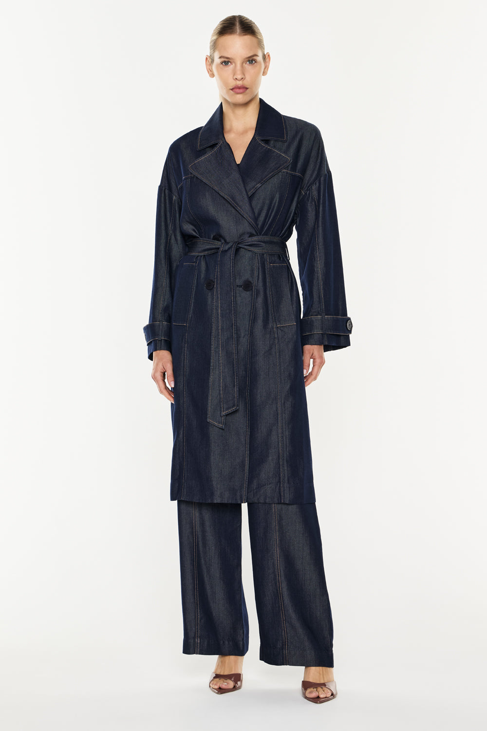 Quiet Command Trench (Indigo)