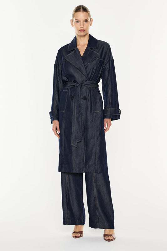 Quiet Command Trench (Indigo)
