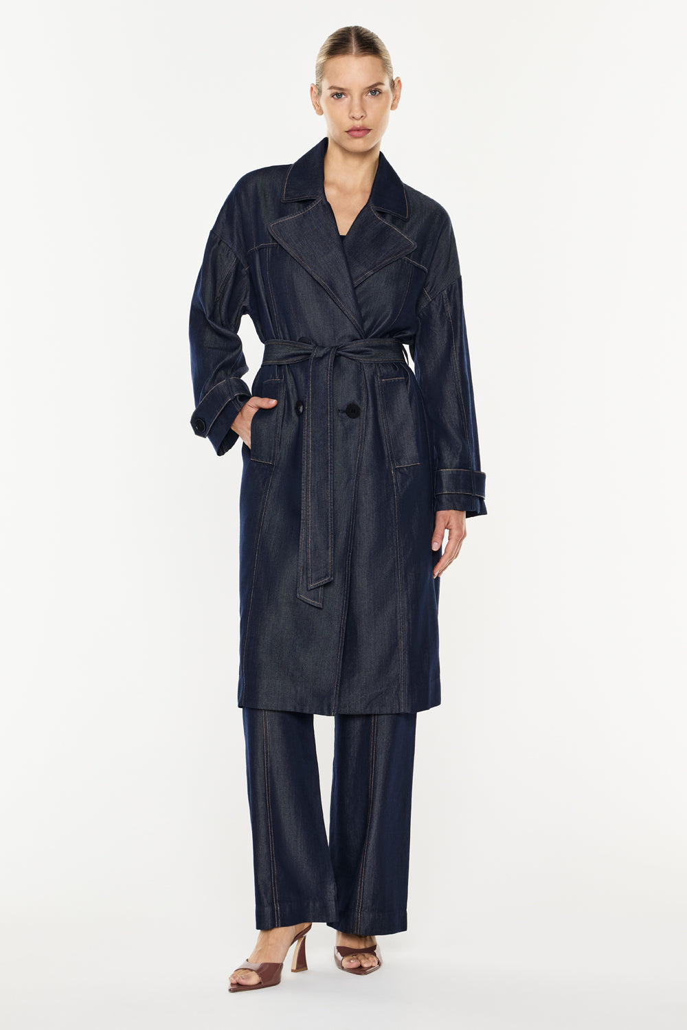 Quiet Command Trench (Indigo)
