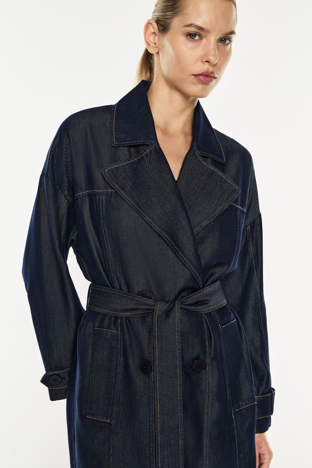 Quiet Command Trench (Indigo)