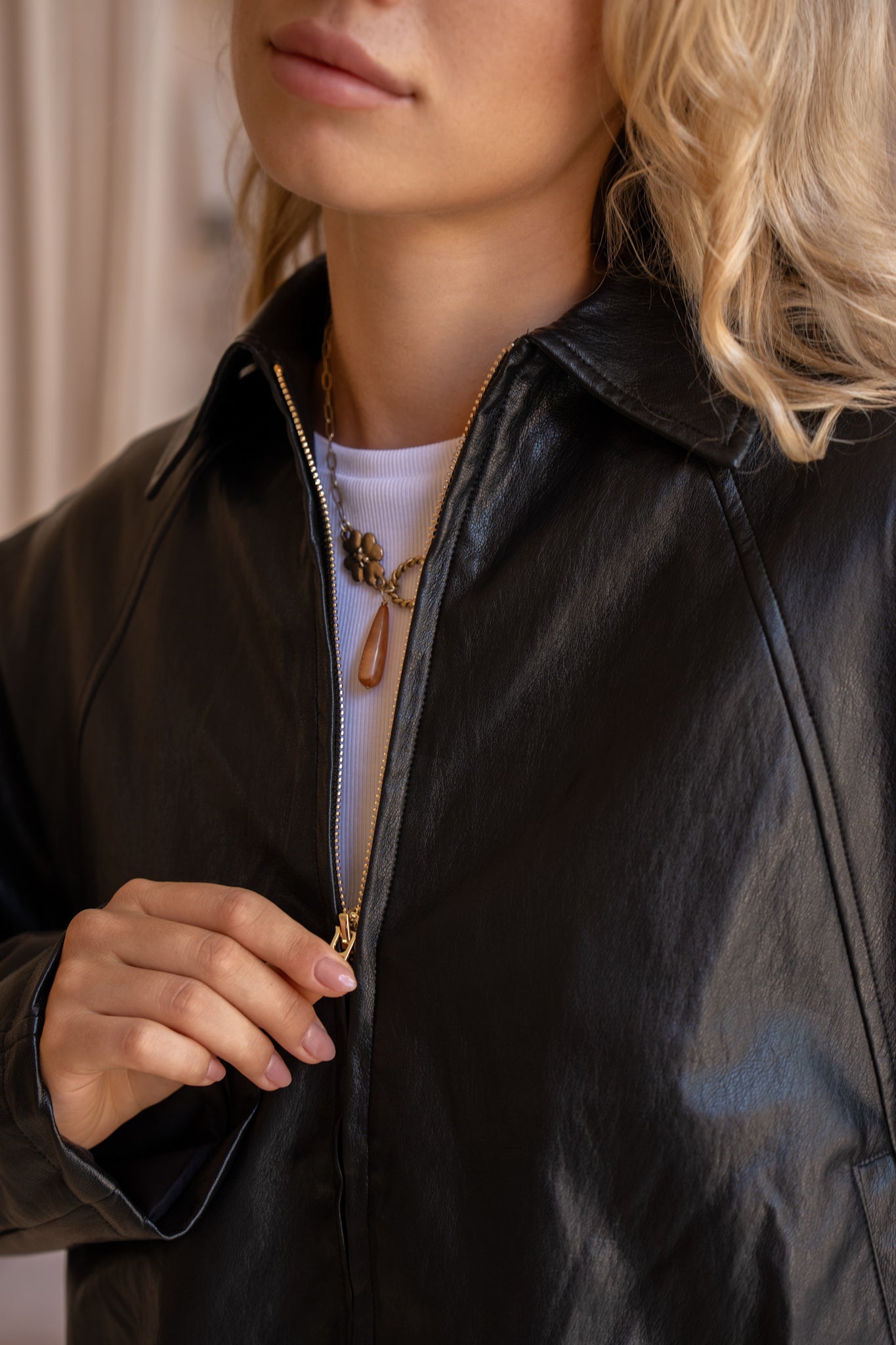 HEYCHIC Dax PU Jacket (Black)