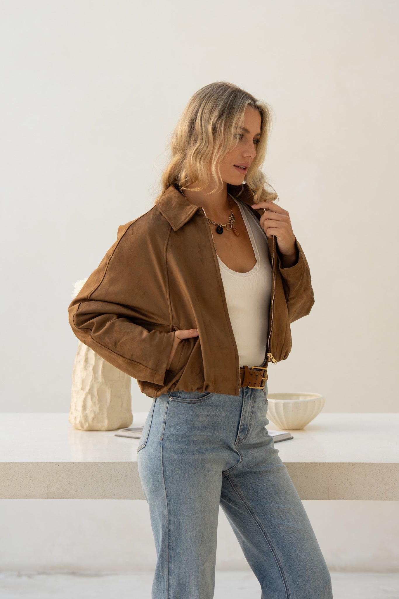 HEYCHIC Alisa Jacket (Tan)