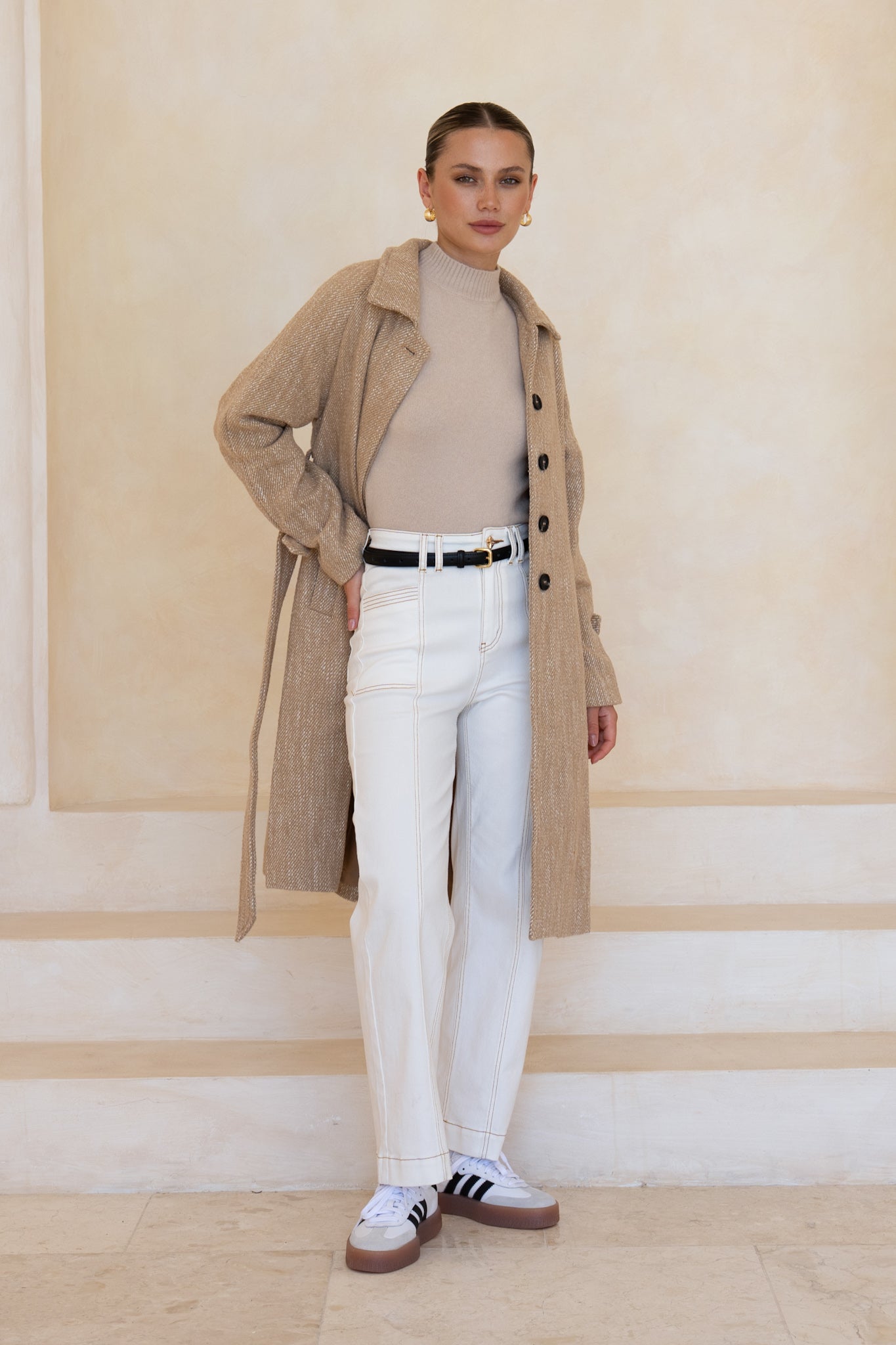 HEYCHIC Katie Coat (Beige)
