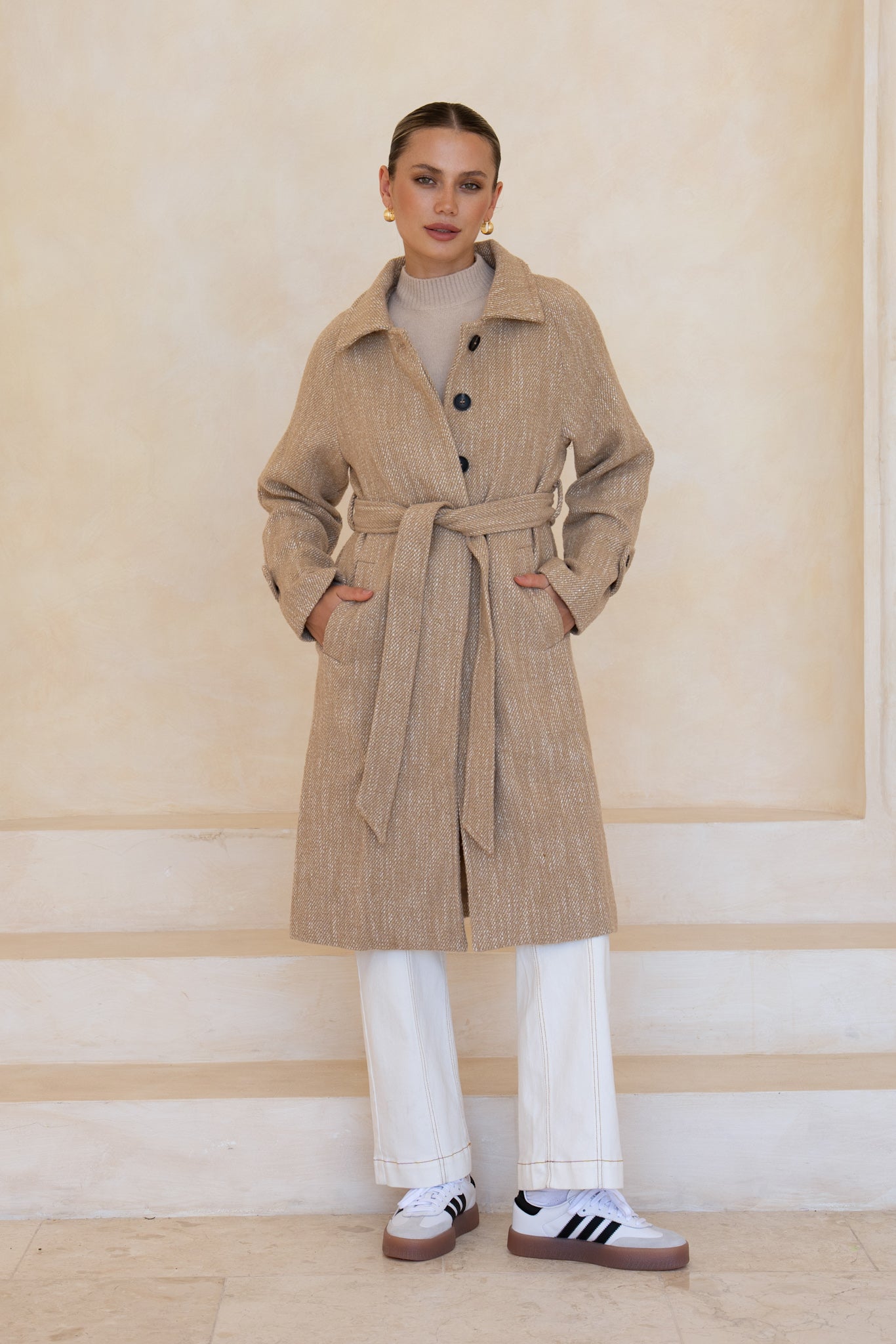 HEYCHIC Katie Coat (Beige)