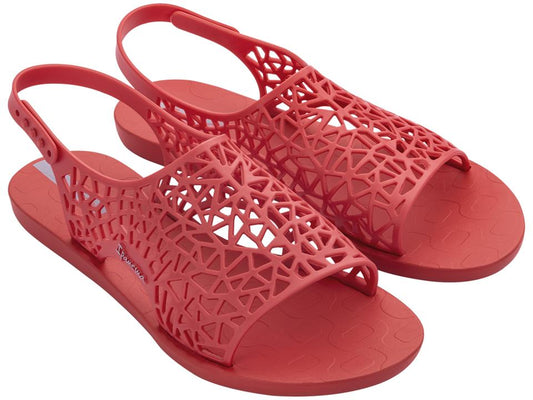 Image of Sandals. Product name - Shape Fem Women's Ipanema RED/RED GRENDENE in Red/Red colour by brand - IPANEMA