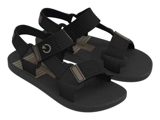 Image of Sandals. Product name - Montreal Sand Ad Women's Ipanema BLACK/BEIGE GRENDENE in Black/Beige colour by brand - IPANEMA