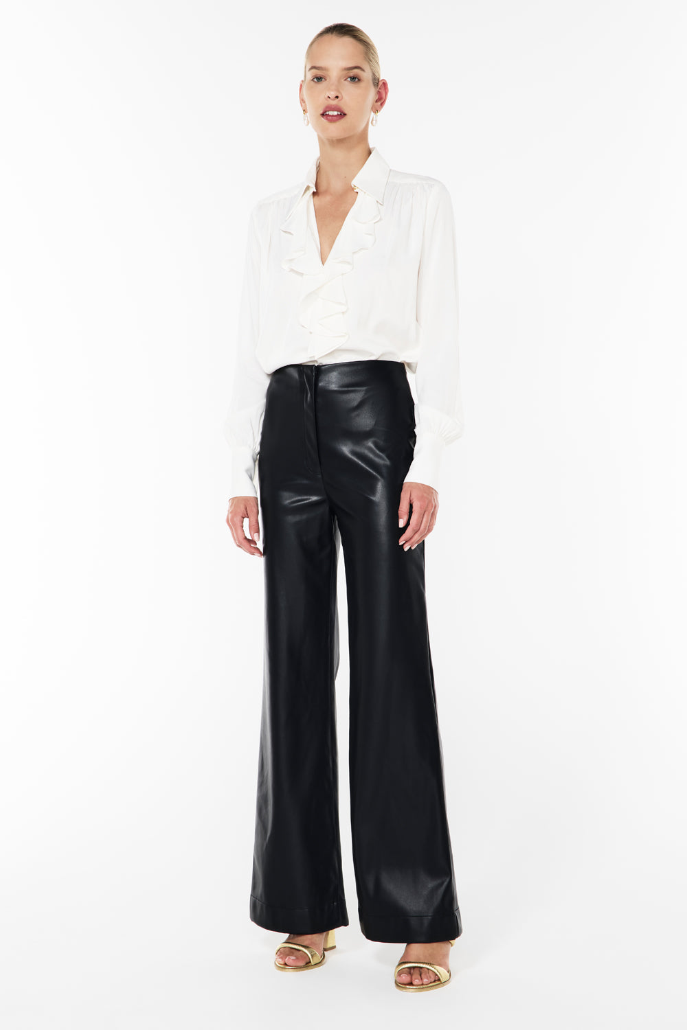 Cupids Bow Long Sleeve Shirt (White)