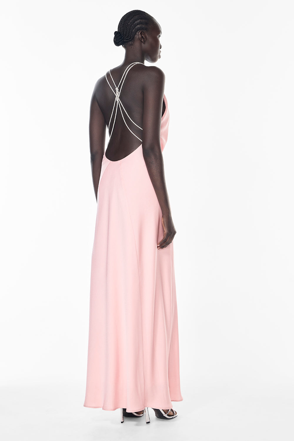 First Dance Cowl Dress (Pastel Pink)