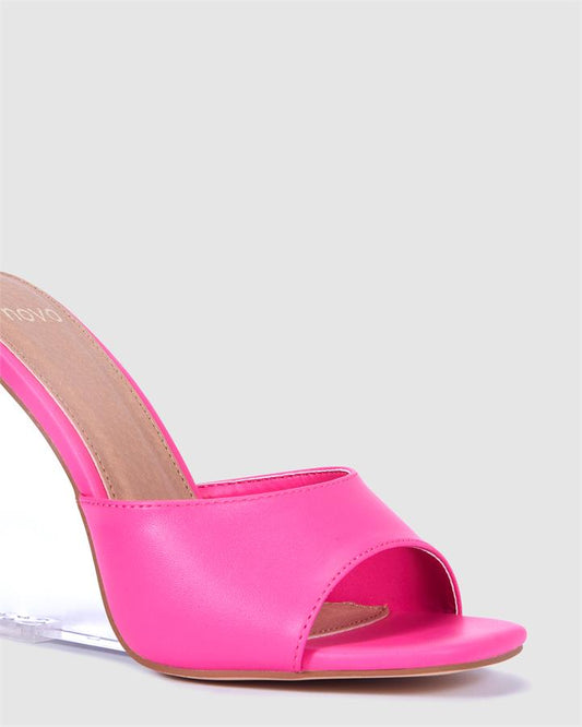 Image of Boots. Product name - Bennett Women's Wedge Magenta Novo Wedges in Magenta colour by brand - NOVO
