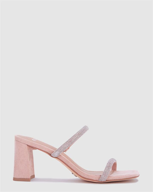 Image of Heels. Product name - Udella Luxe Women's Evening Shoes Nude Novo Evening in Nude colour by brand - NOVO