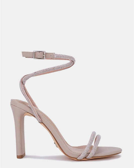Image of Heels. Product name - Painkiller Women's Evening Shoes Nude Novo Evening in Nude colour by brand - NOVO