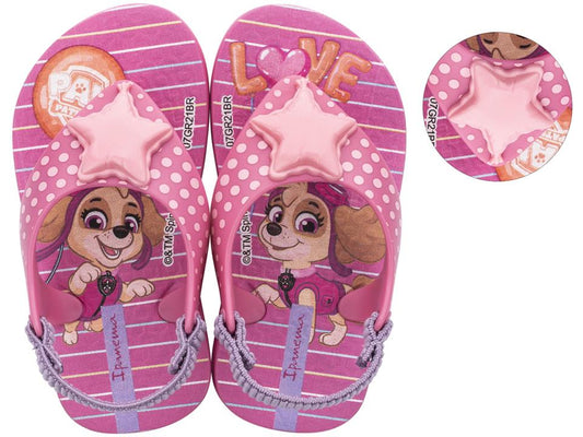 Image of Sandals. Product name - Paw Patrol Baby Women's Ipanema PINK/LILAC GRENDENE in Pink/Lilac colour by brand - IPANEMA
