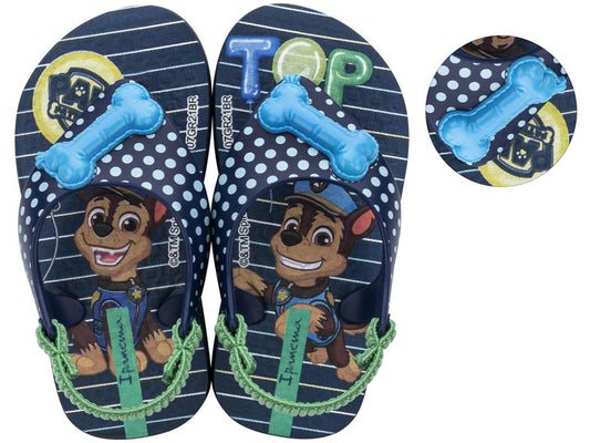 Image of Sandals. Product name - Paw Patrol Baby Women's Ipanema BLACK/GREEN GRENDENE in Black/Green colour by brand - IPANEMA