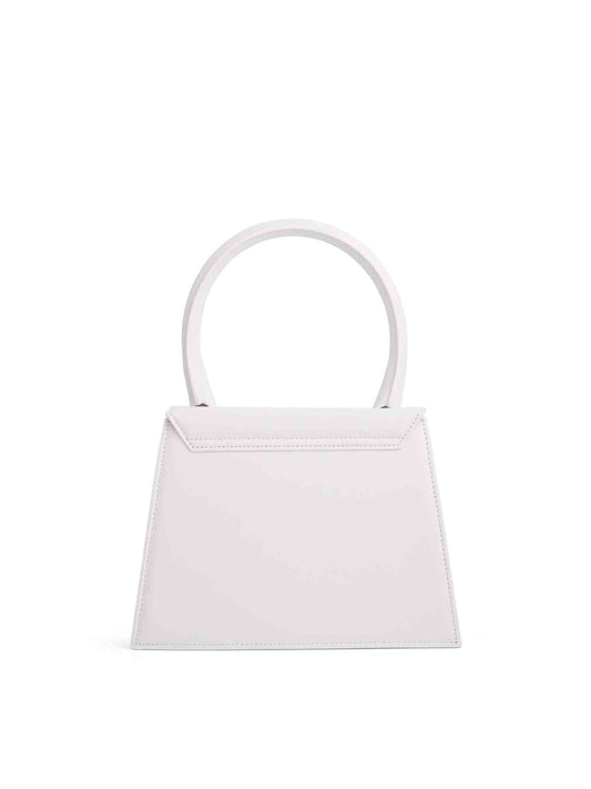 JACQUEMUS Le Grand Chiquito Leather Bag (White)