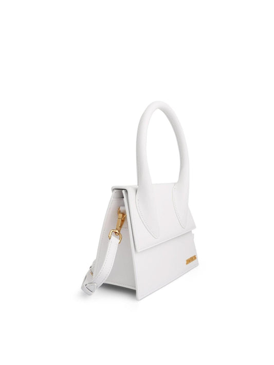 JACQUEMUS Le Grand Chiquito Leather Bag (White)