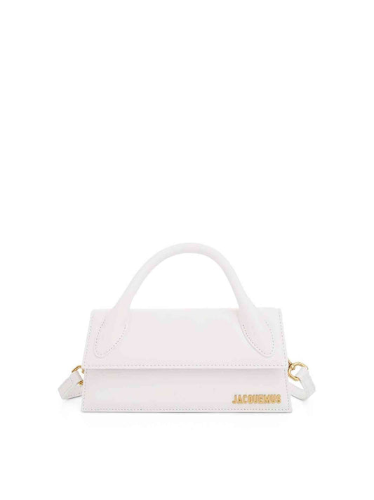 Image of Bags. Productname: JACQUEMUS Le Chiquito Long Leather Bag in White colour by brand - JACQUEMUS