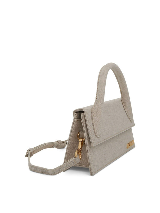 JACQUEMUS Le Chiquito Long Leather Bag (Grey)