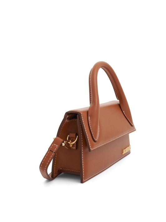 JACQUEMUS Le Chiquito Long Leather Bag (Brown)