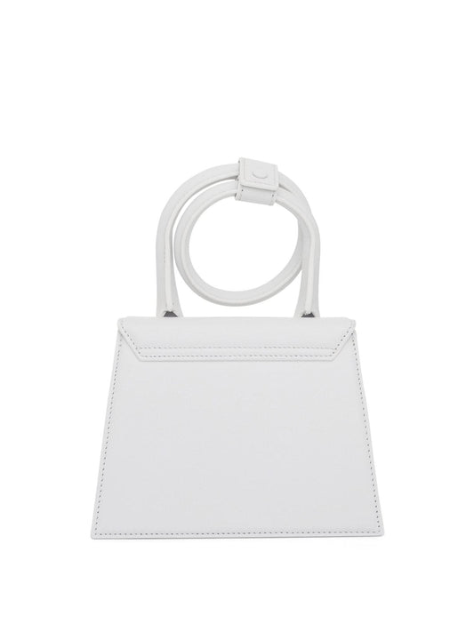 JACQUEMUS Le Chiquito Noeud Leather Bag (White)