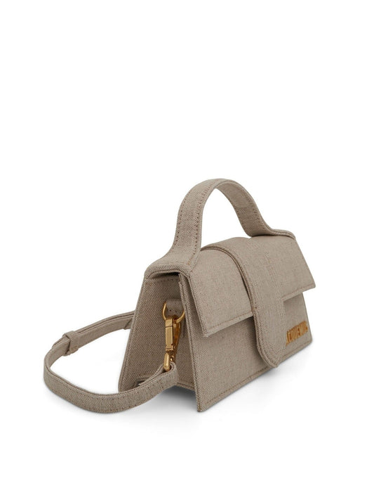 JACQUEMUS Le Bambino Mini Leather Bag (Grey)