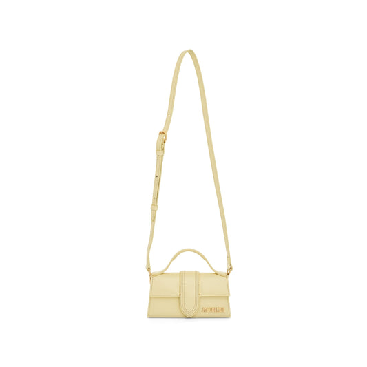 Image of Bags. Productname: JACQUEMUS Le Bambino Leather Bag in YELLOW colour by brand - JACQUEMUS