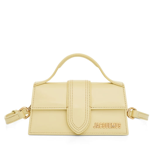 JACQUEMUS Le Bambino Leather Bag (Yellow)