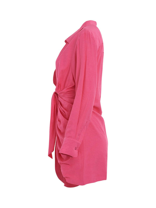JACQUEMUS Bahia Sash Dress (Pink)