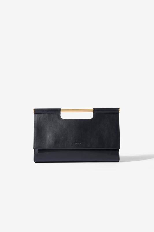 Image of Bags. Product name - EVE CLUTCH BLACK in Black colour by brand - KINNON