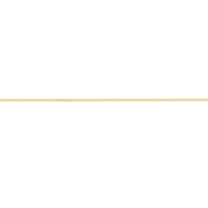 Image of Necklaces. Productname: 9kt Yellow Gold Fine Curb Chain Necklace 46cm in Gold colour by brand - Bevilles